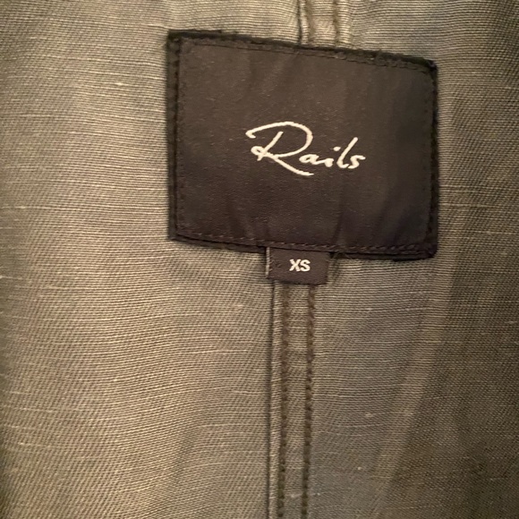 Rails Collins Military Jacket Camo with Rose Patches - Picture 4 of 4